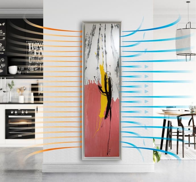 Climatiseur design greenor vertical