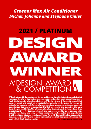 cinier design award winner