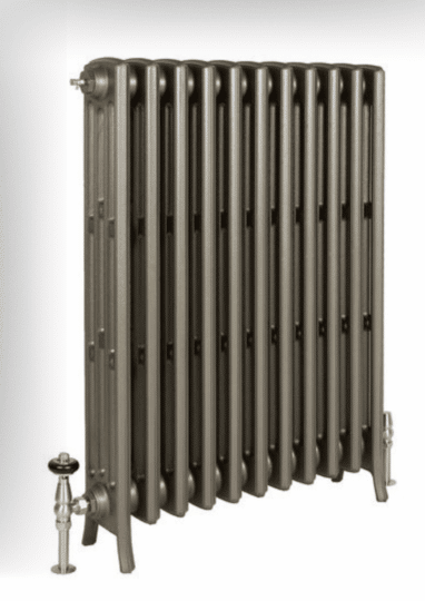 Radiateur en fonte couleur laiton